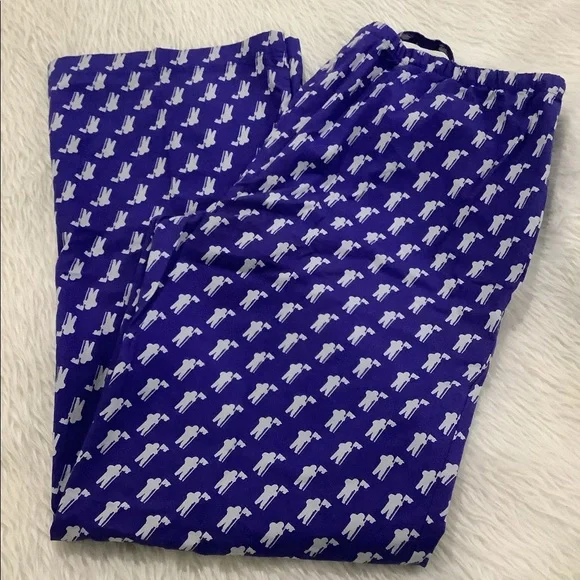 Vineyard Vines novelty blue MTV pj lounge elastic pants - Picture 4 of 7